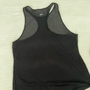 Alo black racerback tank